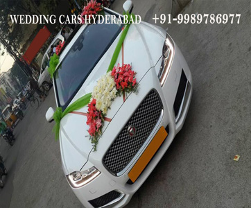 Decorated Car For Wedding Jaguar